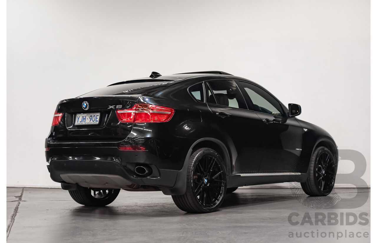 6/2009 BMW X6 Xdrive 35d (AWD) E71 4d Coupe Black Sapphire Metallic Turbo Diesel 3.0L
