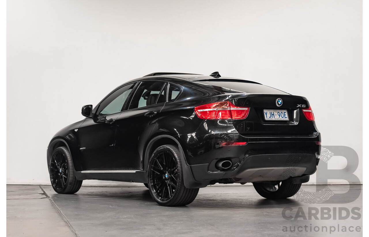 6/2009 BMW X6 Xdrive 35d (AWD) E71 4d Coupe Black Sapphire Metallic Turbo Diesel 3.0L