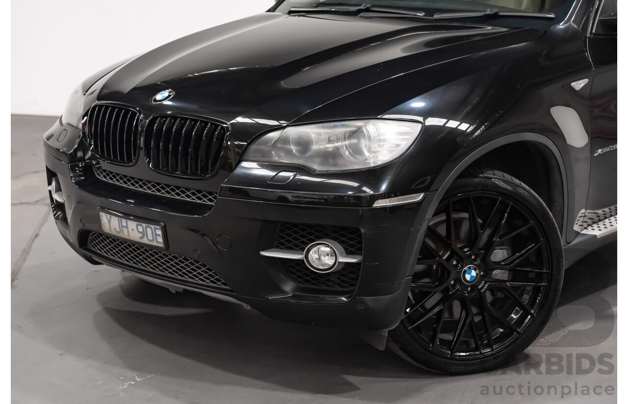 6/2009 BMW X6 Xdrive 35d (AWD) E71 4d Coupe Black Sapphire Metallic Turbo Diesel 3.0L