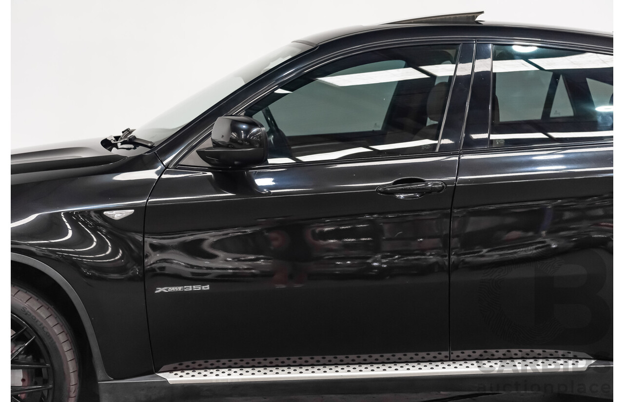 6/2009 BMW X6 Xdrive 35d (AWD) E71 4d Coupe Black Sapphire Metallic Turbo Diesel 3.0L