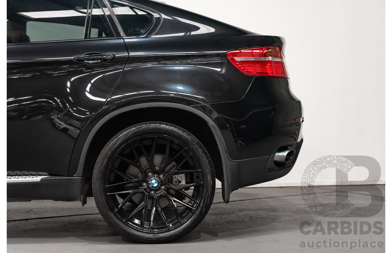 6/2009 BMW X6 Xdrive 35d (AWD) E71 4d Coupe Black Sapphire Metallic Turbo Diesel 3.0L