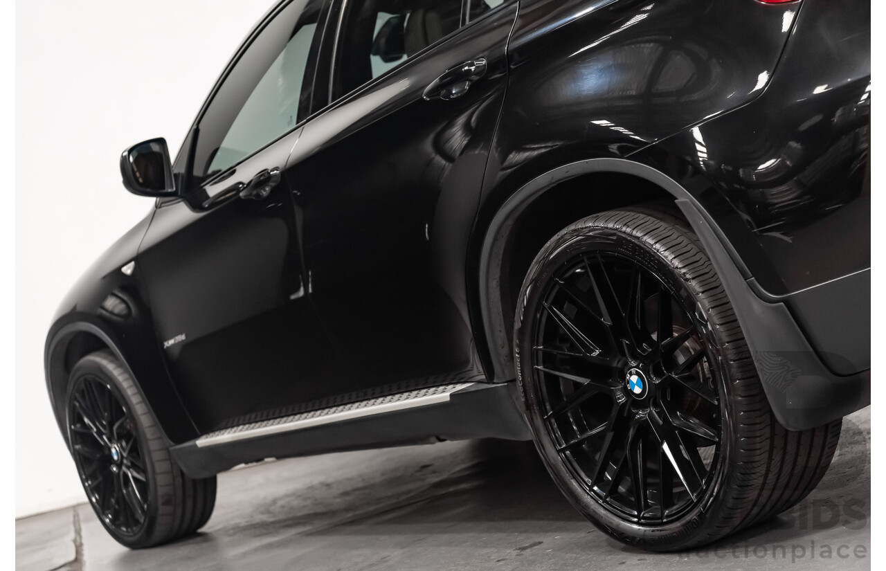 6/2009 BMW X6 Xdrive 35d (AWD) E71 4d Coupe Black Sapphire Metallic Turbo Diesel 3.0L