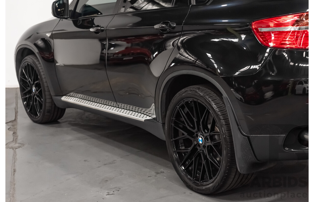6/2009 BMW X6 Xdrive 35d (AWD) E71 4d Coupe Black Sapphire Metallic Turbo Diesel 3.0L