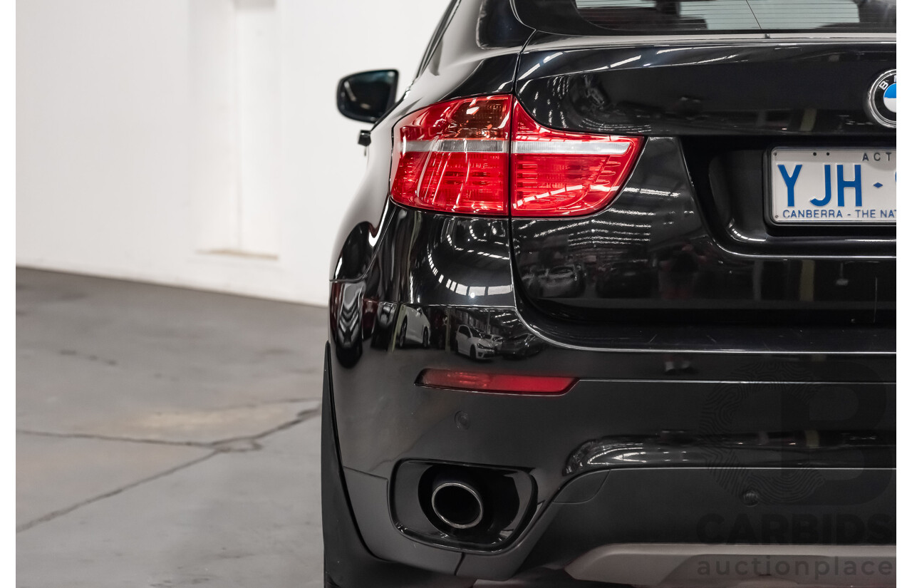 6/2009 BMW X6 Xdrive 35d (AWD) E71 4d Coupe Black Sapphire Metallic Turbo Diesel 3.0L