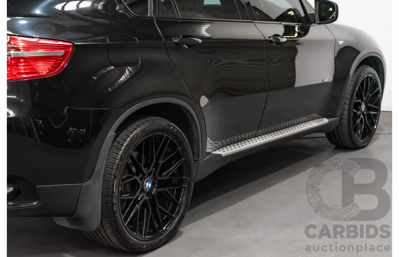 6/2009 BMW X6 Xdrive 35d (AWD) E71 4d Coupe Black Sapphire Metallic Turbo Diesel 3.0L