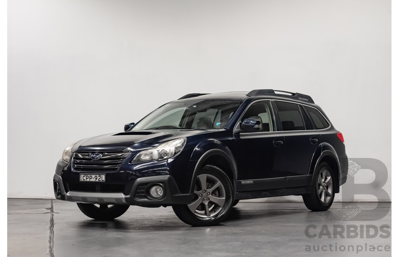 10/2013 Subaru Outback 2.0D Premium MY14 4d Wagon Dark Blue Turbo Diesel 2.0L