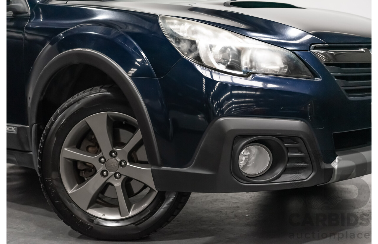10/2013 Subaru Outback 2.0D Premium MY14 4d Wagon Dark Blue Turbo Diesel 2.0L