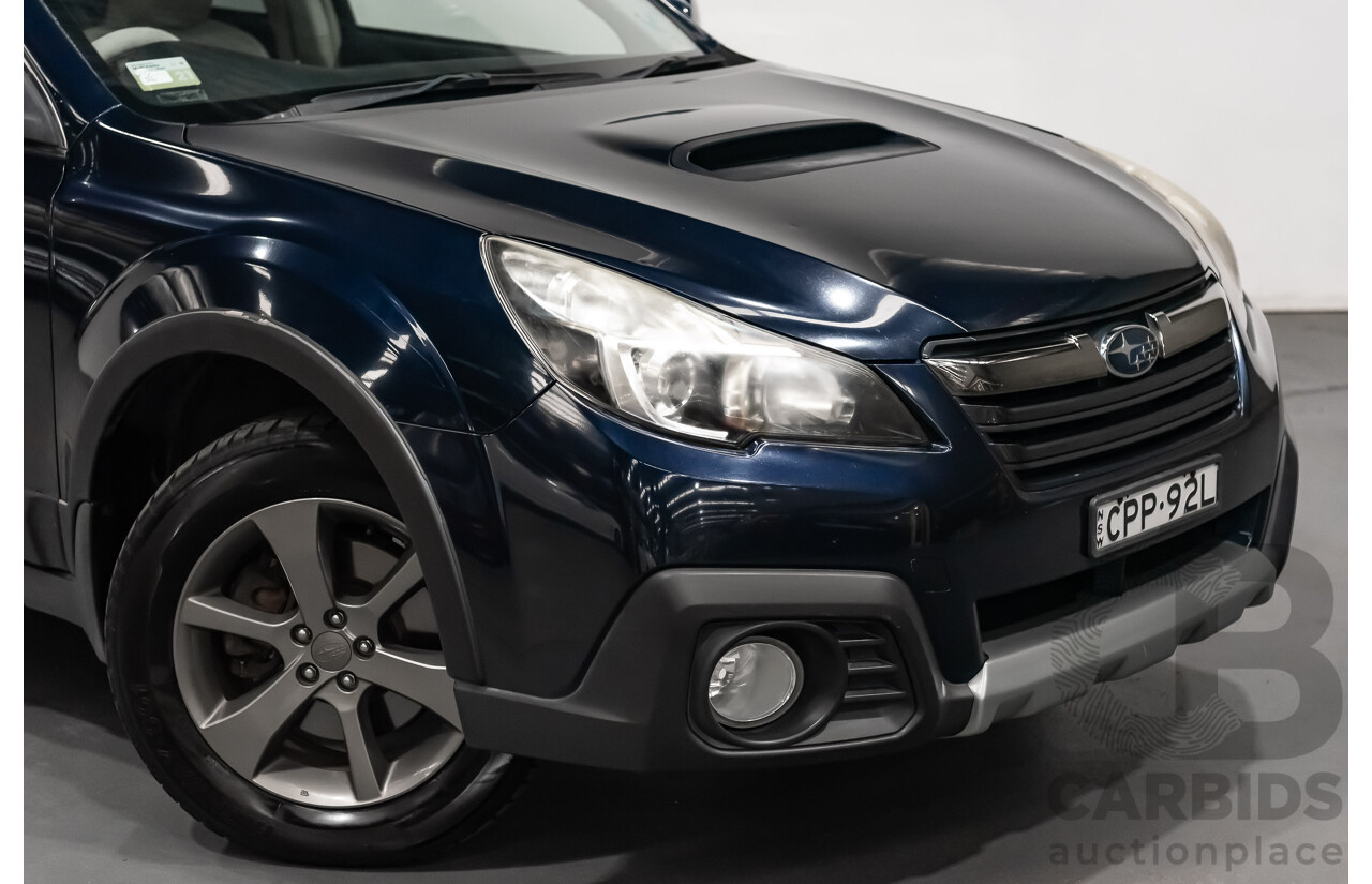 10/2013 Subaru Outback 2.0D Premium MY14 4d Wagon Dark Blue Turbo Diesel 2.0L