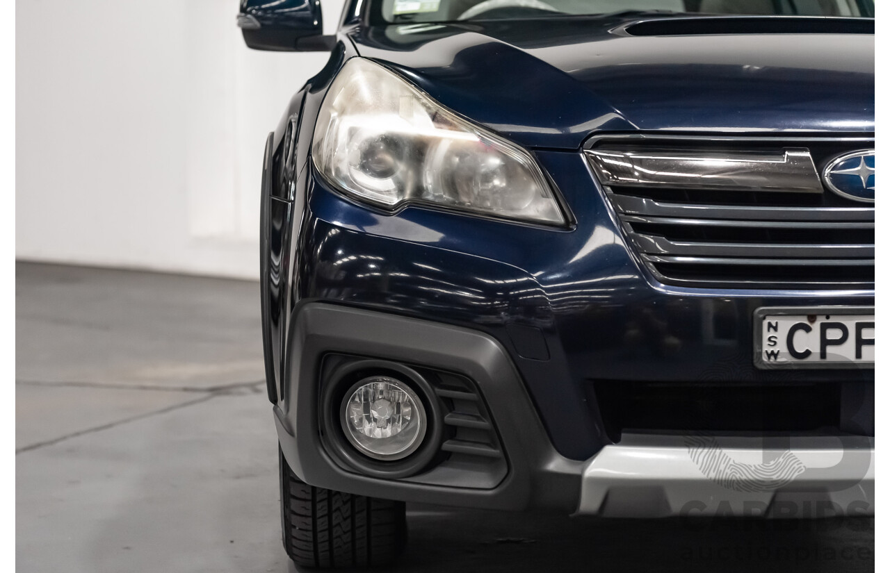 10/2013 Subaru Outback 2.0D Premium MY14 4d Wagon Dark Blue Turbo Diesel 2.0L