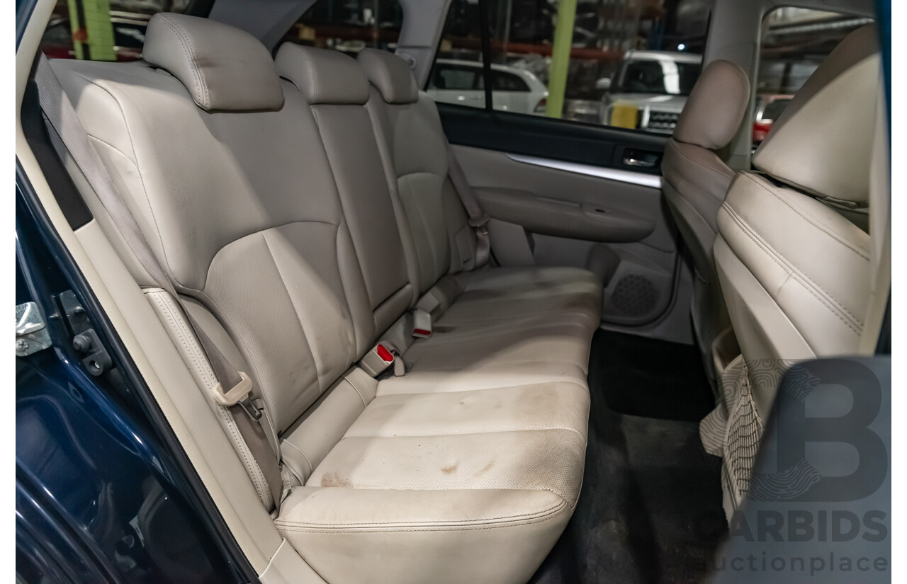 10/2013 Subaru Outback 2.0D Premium MY14 4d Wagon Dark Blue Turbo Diesel 2.0L