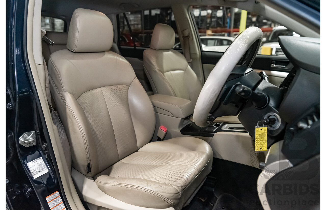 10/2013 Subaru Outback 2.0D Premium MY14 4d Wagon Dark Blue Turbo Diesel 2.0L