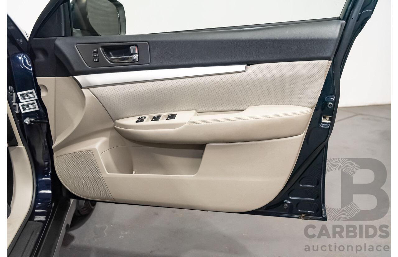 10/2013 Subaru Outback 2.0D Premium MY14 4d Wagon Dark Blue Turbo Diesel 2.0L