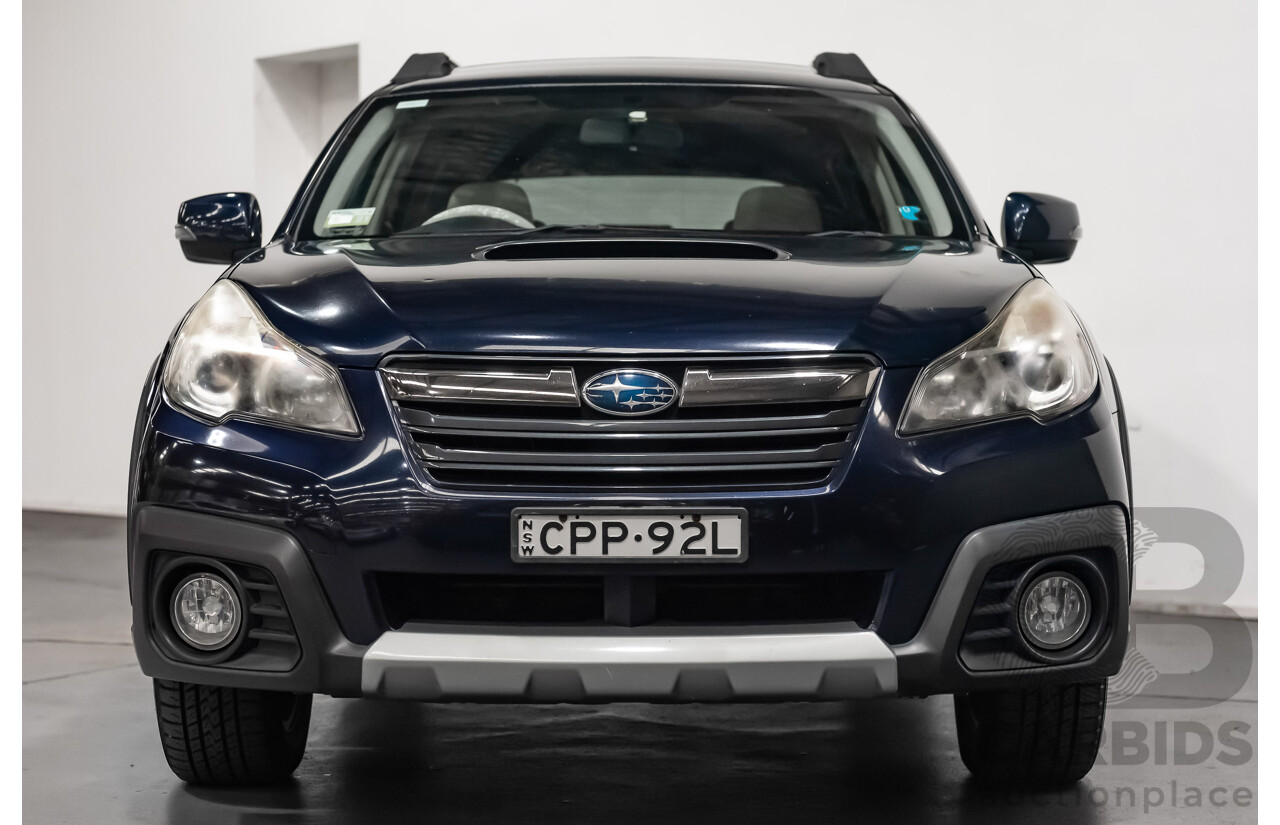 10/2013 Subaru Outback 2.0D Premium MY14 4d Wagon Dark Blue Turbo Diesel 2.0L