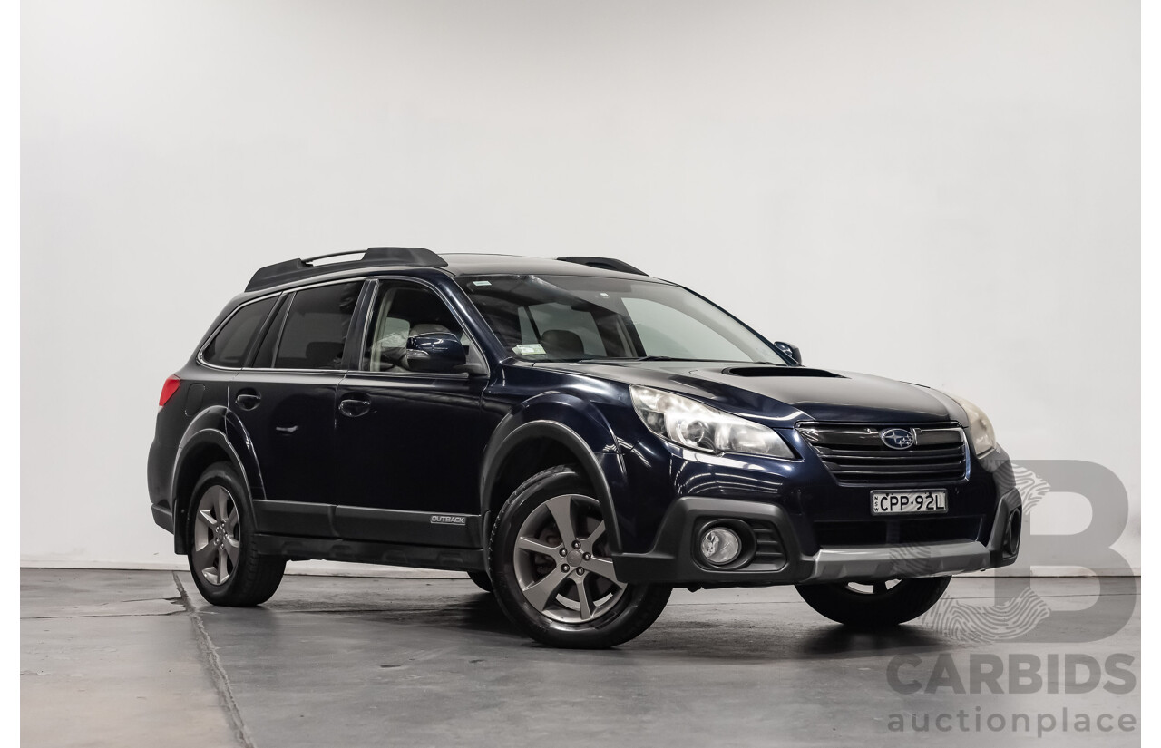 10/2013 Subaru Outback 2.0D Premium MY14 4d Wagon Dark Blue Turbo Diesel 2.0L