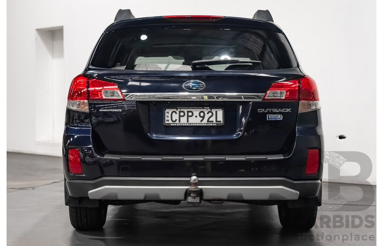 10/2013 Subaru Outback 2.0D Premium MY14 4d Wagon Dark Blue Turbo Diesel 2.0L