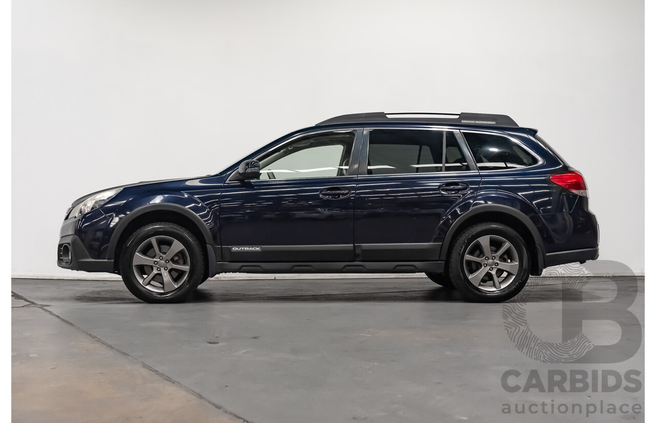 10/2013 Subaru Outback 2.0D Premium MY14 4d Wagon Dark Blue Turbo Diesel 2.0L