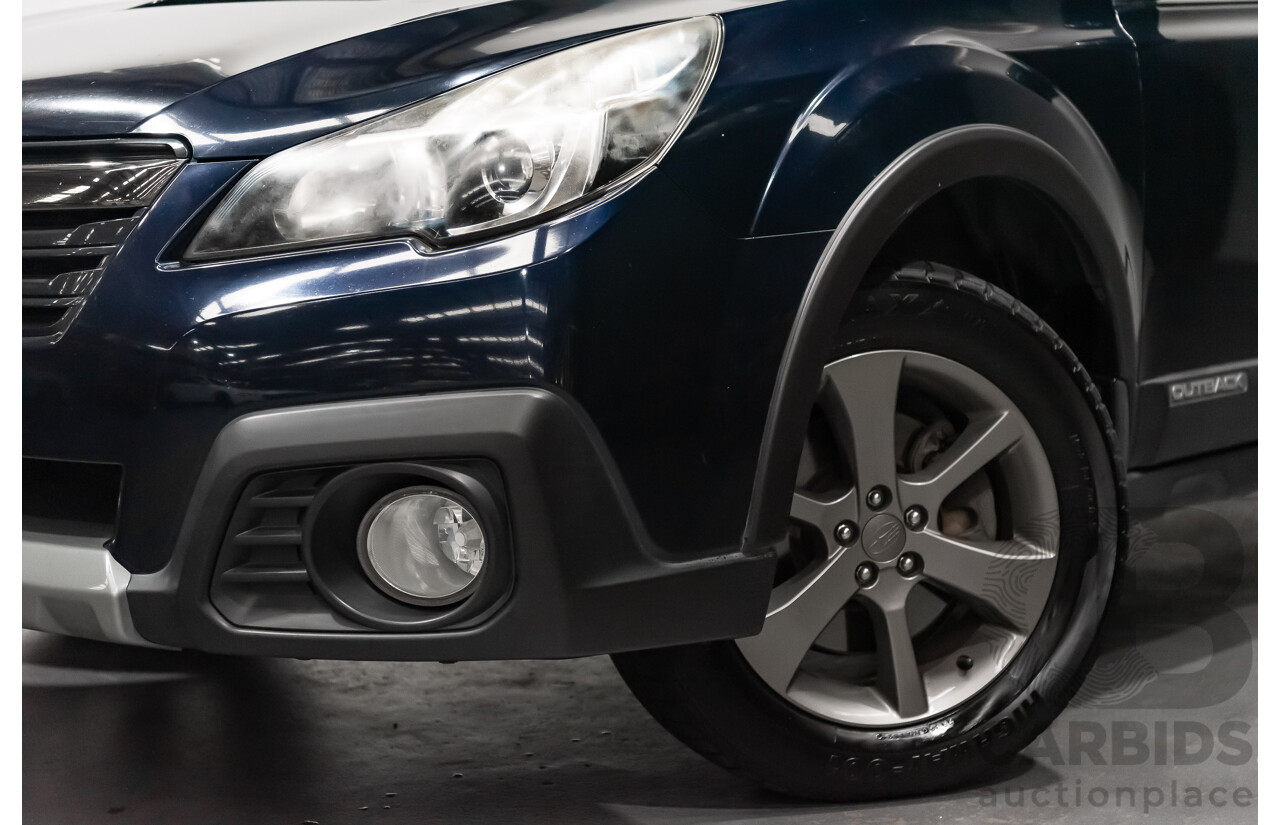 10/2013 Subaru Outback 2.0D Premium MY14 4d Wagon Dark Blue Turbo Diesel 2.0L