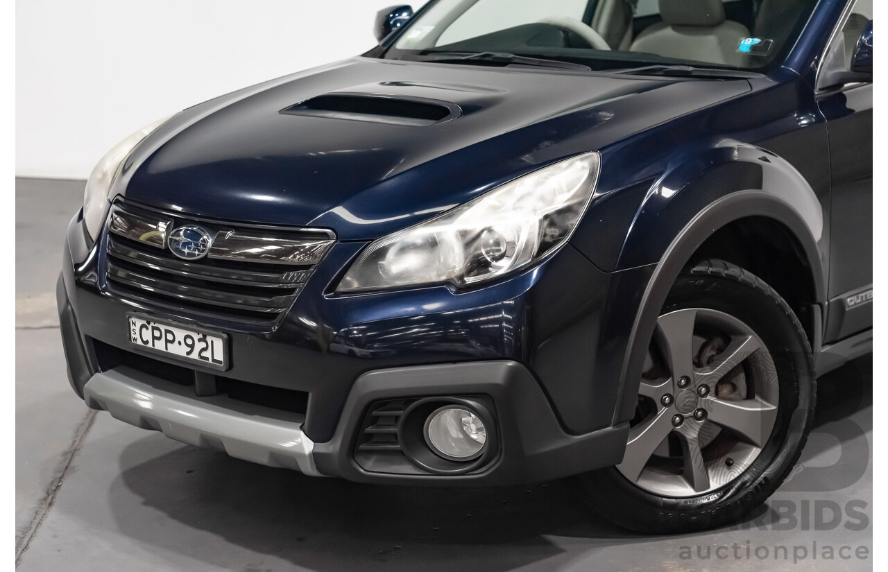 10/2013 Subaru Outback 2.0D Premium MY14 4d Wagon Dark Blue Turbo Diesel 2.0L
