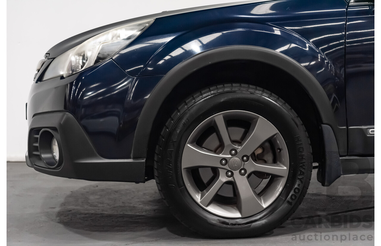 10/2013 Subaru Outback 2.0D Premium MY14 4d Wagon Dark Blue Turbo Diesel 2.0L