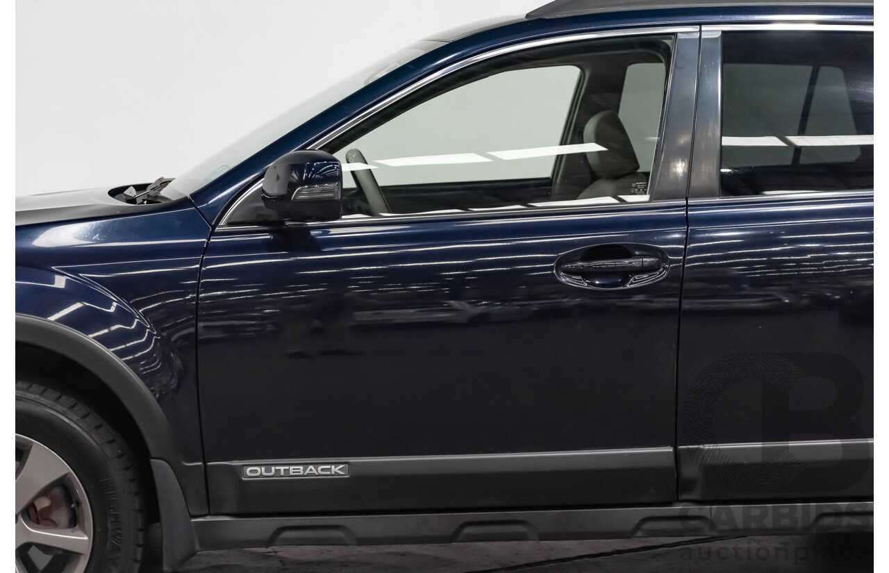 10/2013 Subaru Outback 2.0D Premium MY14 4d Wagon Dark Blue Turbo Diesel 2.0L