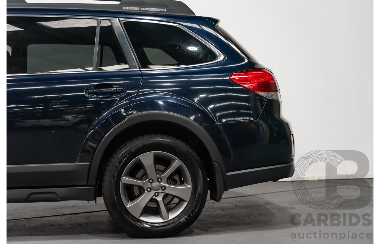 10/2013 Subaru Outback 2.0D Premium MY14 4d Wagon Dark Blue Turbo Diesel 2.0L
