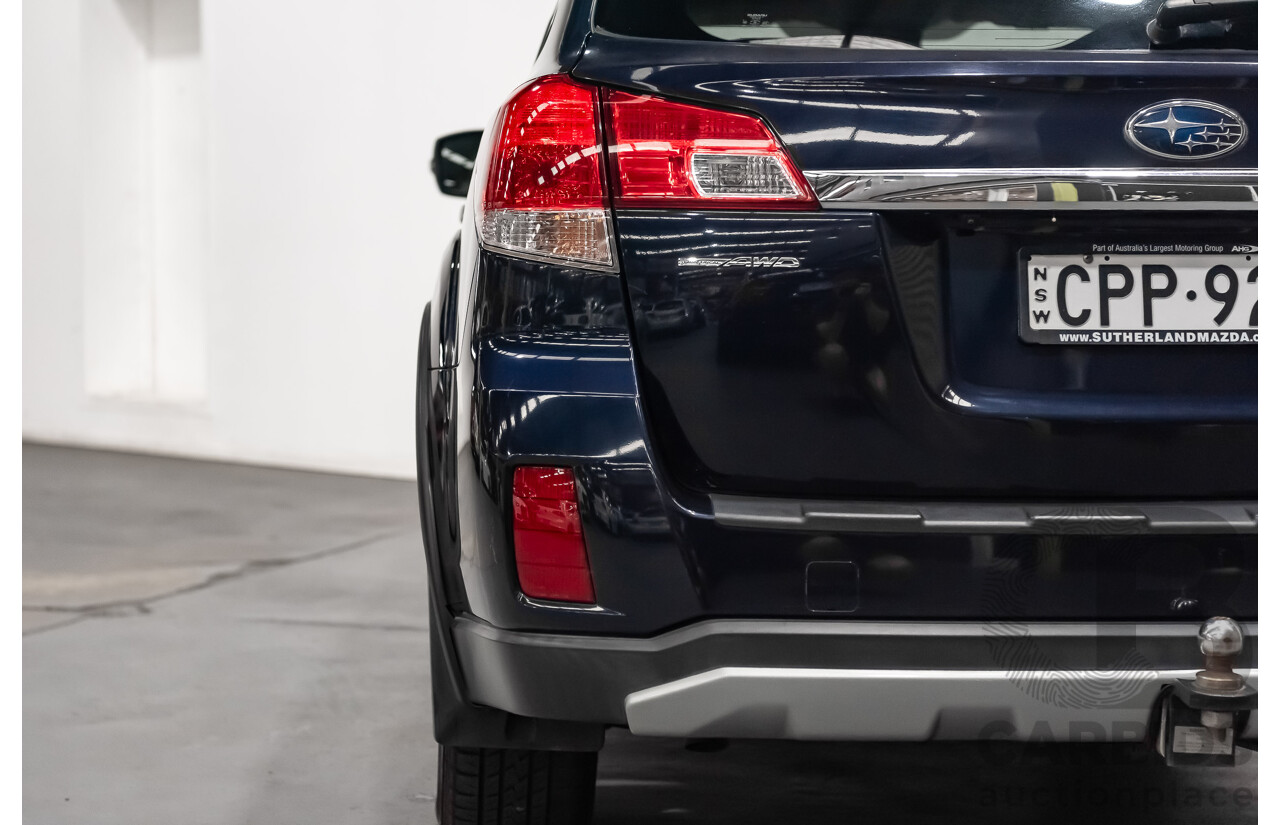 10/2013 Subaru Outback 2.0D Premium MY14 4d Wagon Dark Blue Turbo Diesel 2.0L