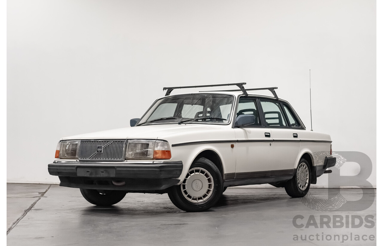 9/1990 Volvo 240 GL 4d Sedan White 2.3L