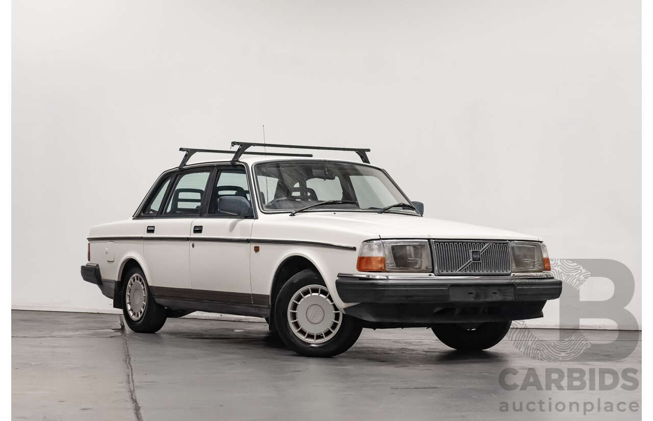 9/1990 Volvo 240 GL 4d Sedan White 2.3L