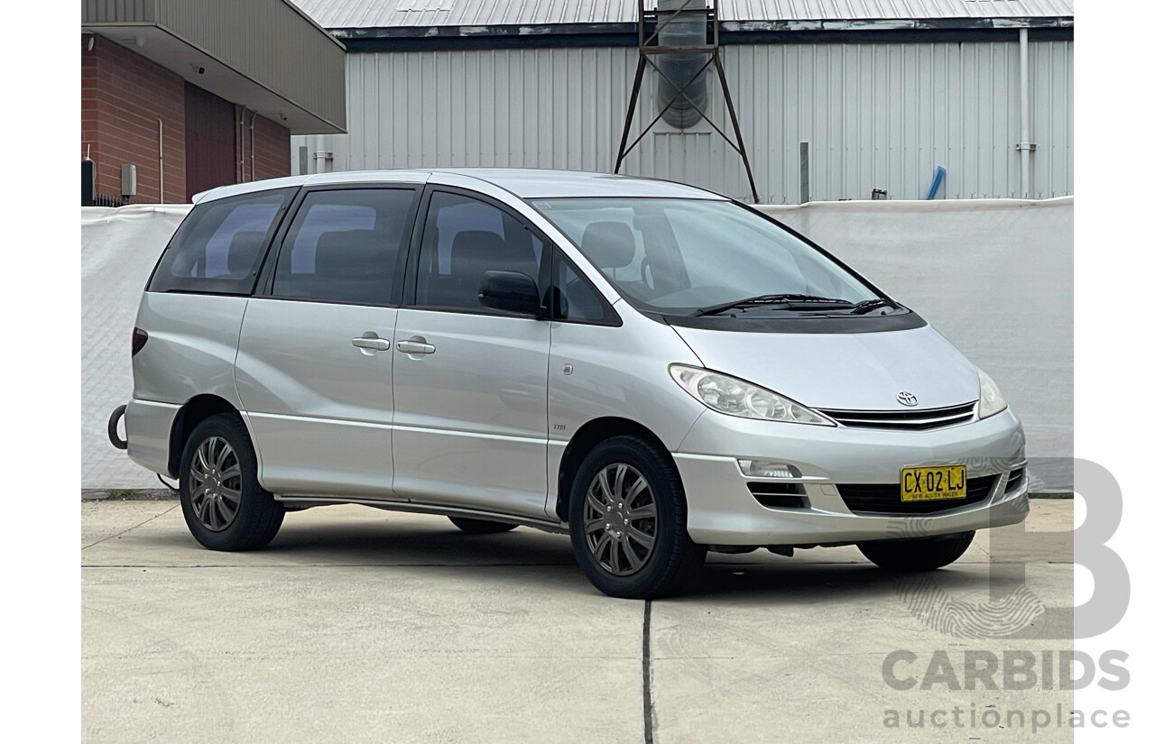 03/04 Toyota Tarago GLi FWD ACR30R 4D Wagon Silver 2.4L