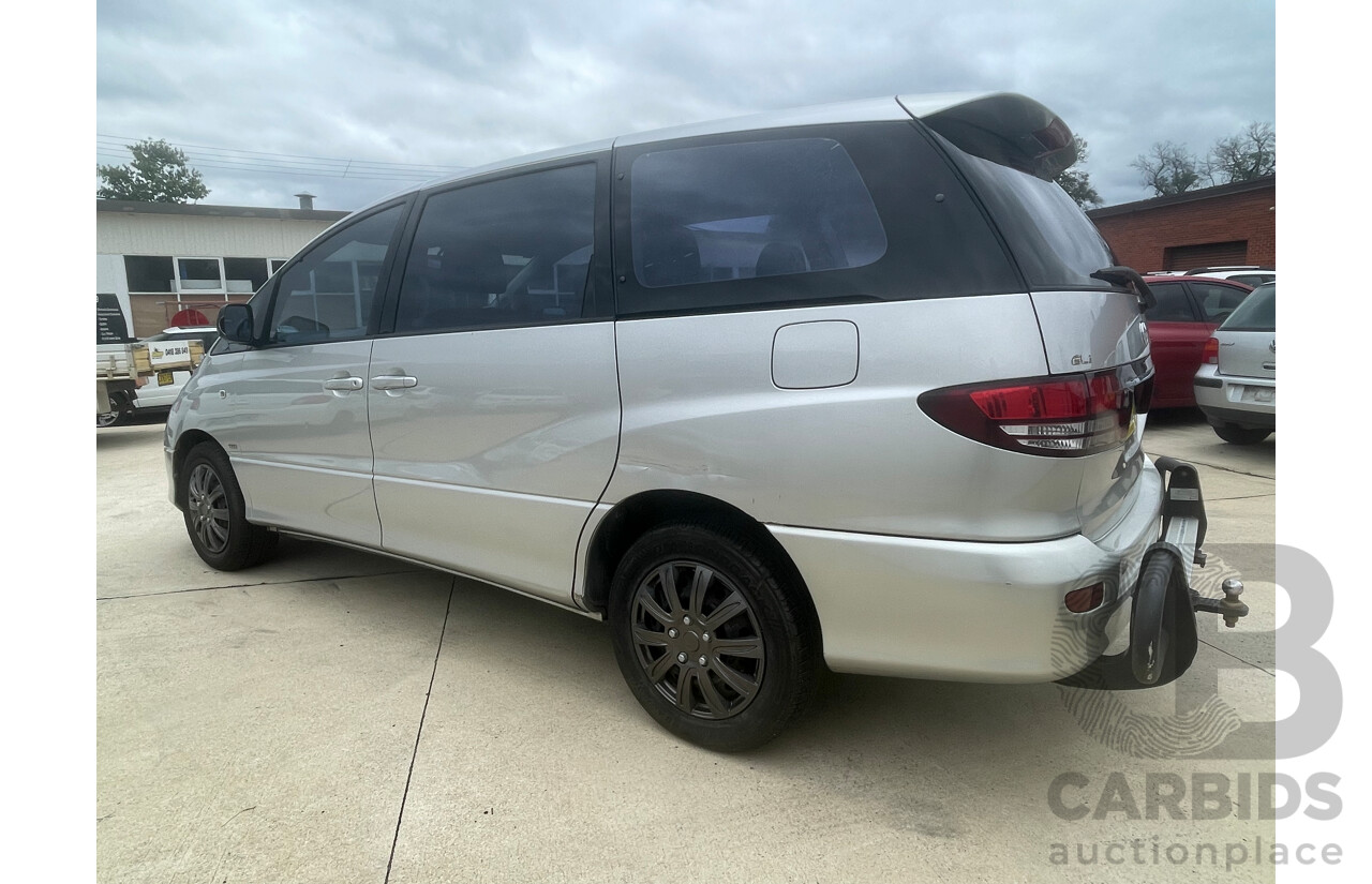 03/04 Toyota Tarago GLi FWD ACR30R 4D Wagon Silver 2.4L