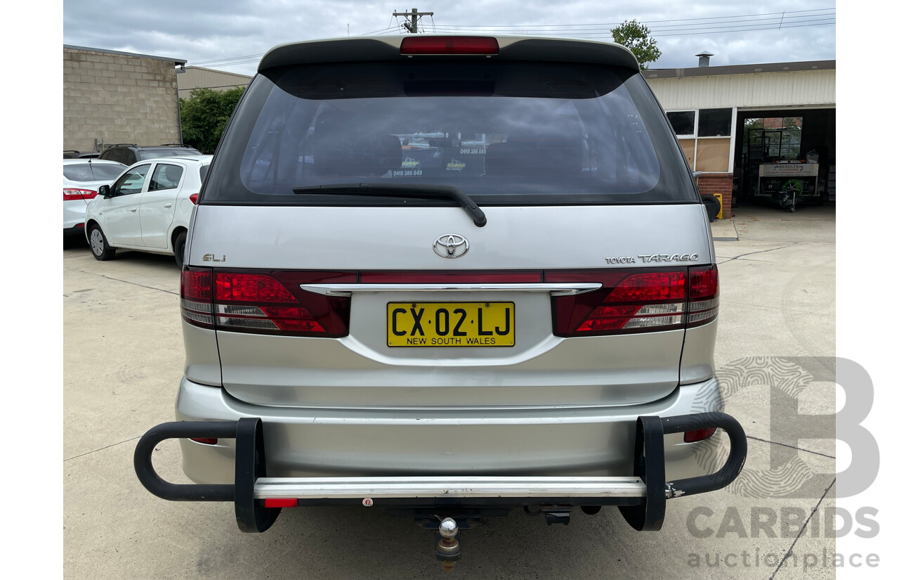 03/04 Toyota Tarago GLi FWD ACR30R 4D Wagon Silver 2.4L