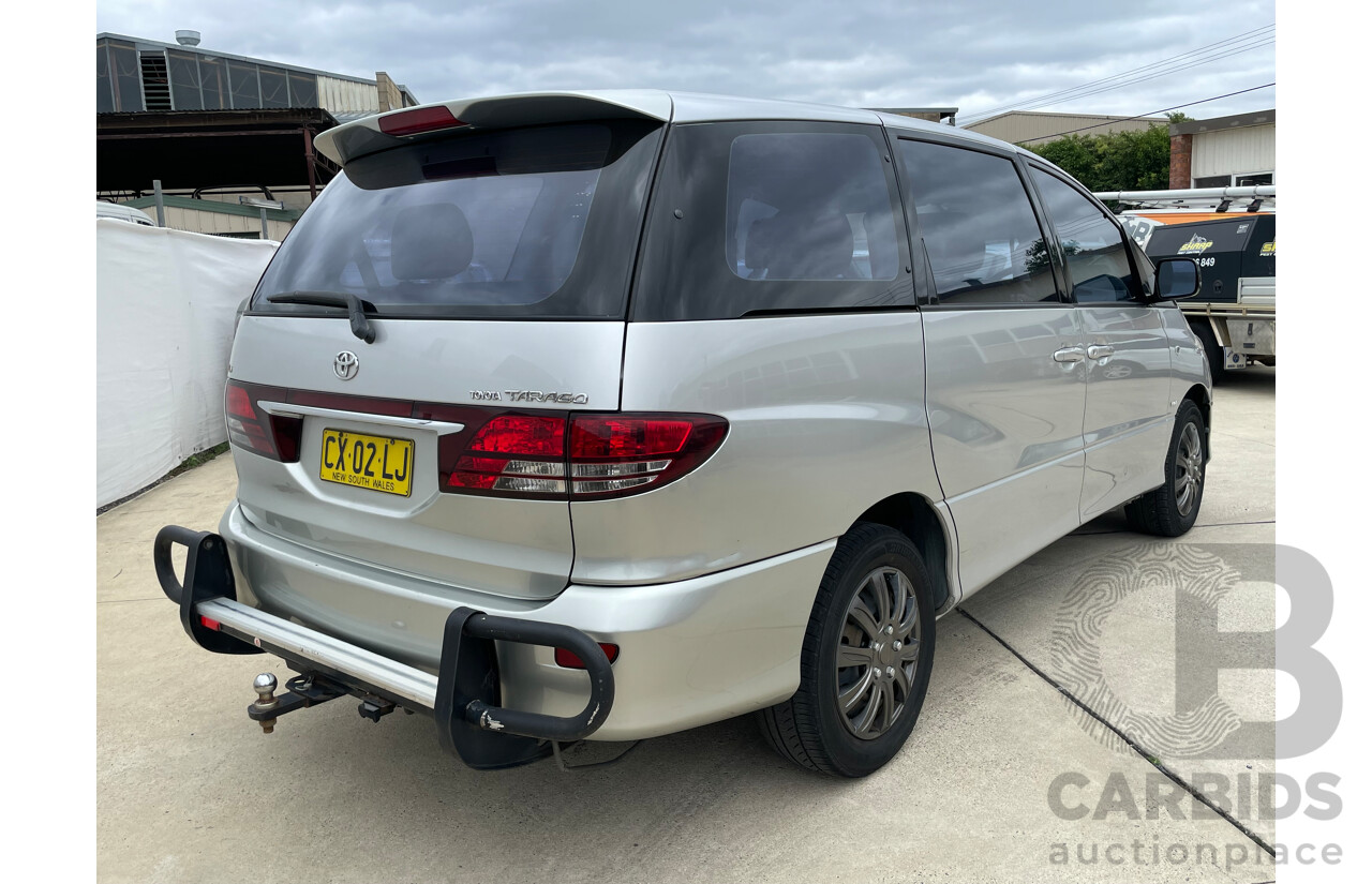 03/04 Toyota Tarago GLi FWD ACR30R 4D Wagon Silver 2.4L
