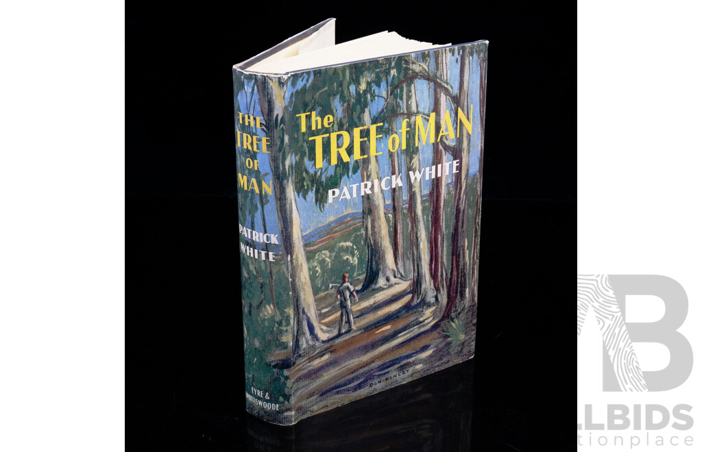First Edition, the Tree of Man, Patrick White, Eyre & Spotswood, London 1956 Hardcover with Dust Jacket