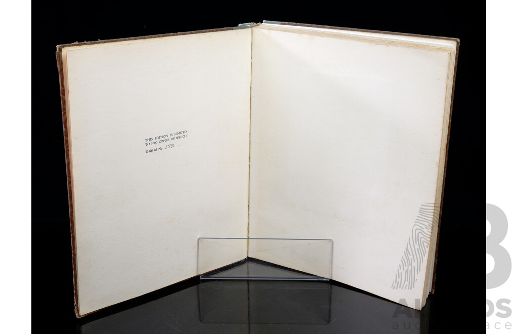 Limited Edition, the Exhibition of Australian Art in London 1923, Art in Australia LTD, Sydney, 1923, Hardcover