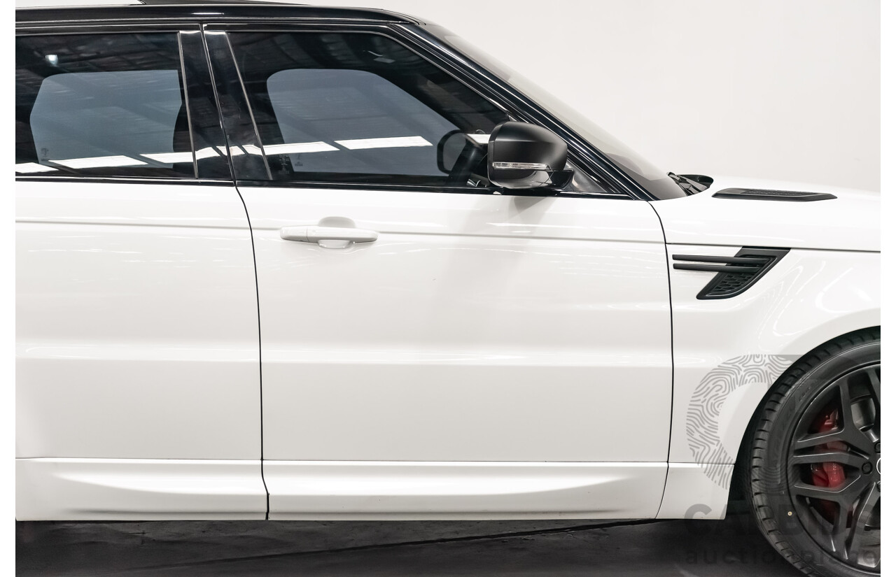 9/2017 Land Rover Range Rover Sport 3.0 SDV6 HSE Dynamic (AWD) LW MY17 4d Wagon Polaris White Twin Turbo Diesel 3.0L