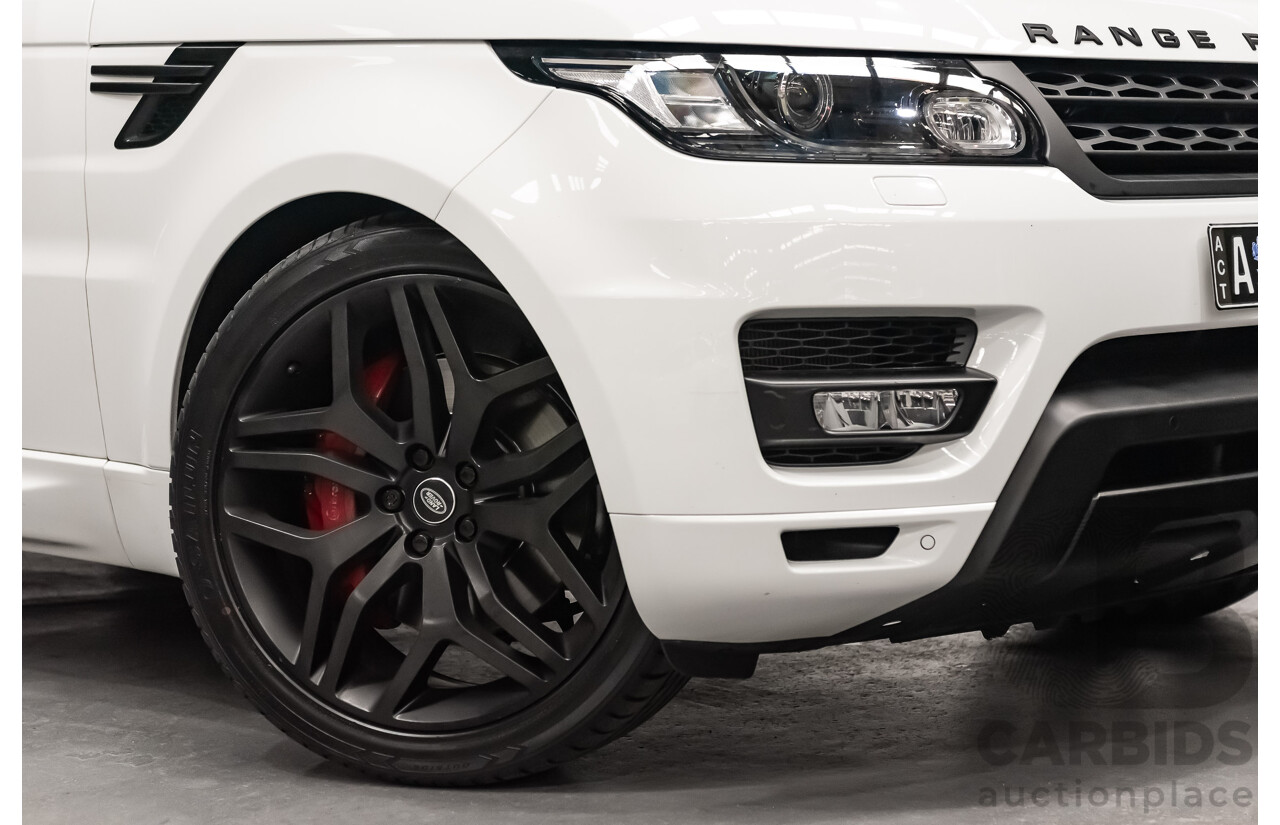 9/2017 Land Rover Range Rover Sport 3.0 SDV6 HSE Dynamic (AWD) LW MY17 4d Wagon Polaris White Twin Turbo Diesel 3.0L