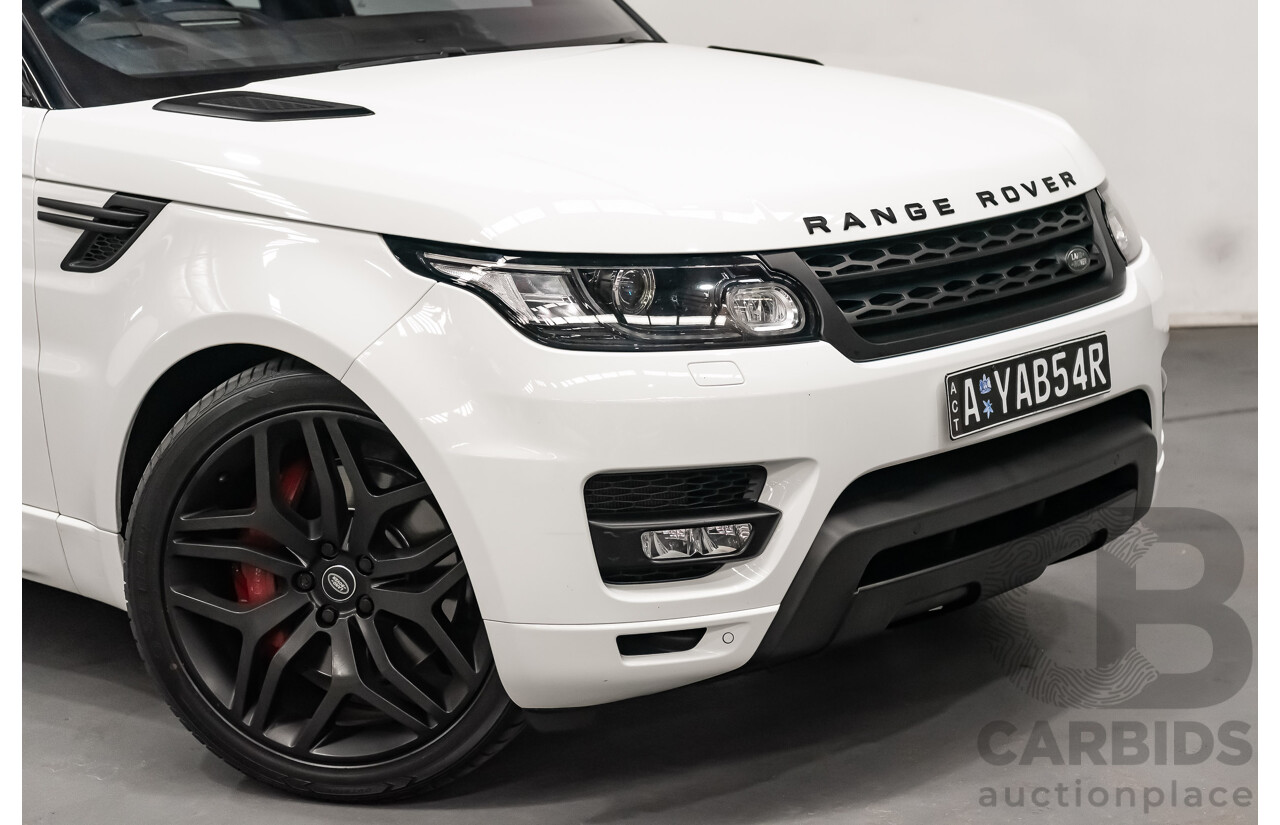 9/2017 Land Rover Range Rover Sport 3.0 SDV6 HSE Dynamic (AWD) LW MY17 4d Wagon Polaris White Twin Turbo Diesel 3.0L