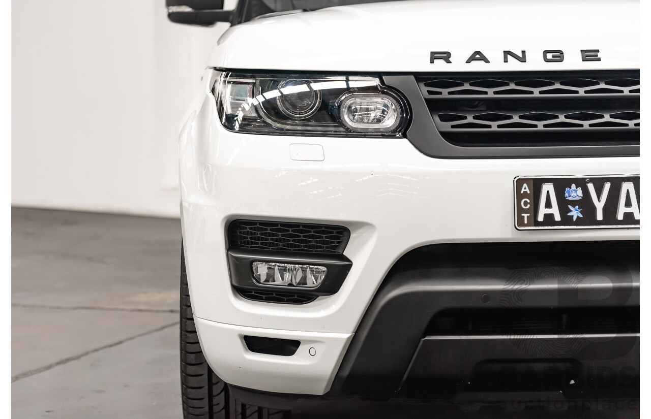 9/2017 Land Rover Range Rover Sport 3.0 SDV6 HSE Dynamic (AWD) LW MY17 4d Wagon Polaris White Twin Turbo Diesel 3.0L