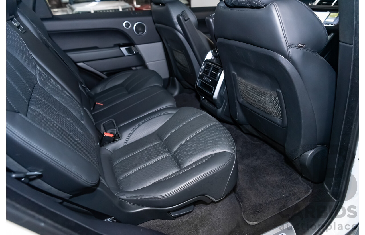 9/2017 Land Rover Range Rover Sport 3.0 SDV6 HSE Dynamic (AWD) LW MY17 4d Wagon Polaris White Twin Turbo Diesel 3.0L