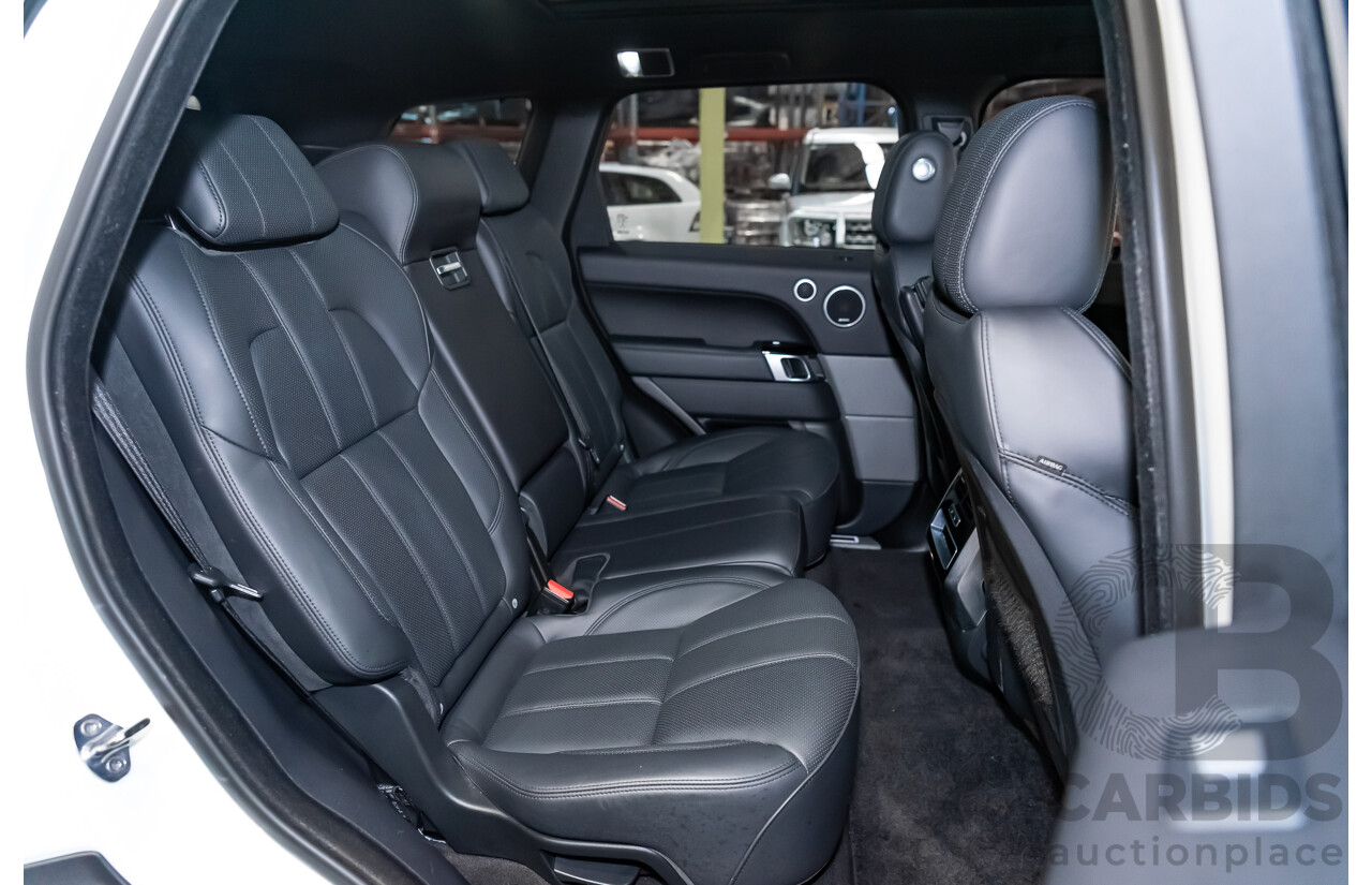 9/2017 Land Rover Range Rover Sport 3.0 SDV6 HSE Dynamic (AWD) LW MY17 4d Wagon Polaris White Twin Turbo Diesel 3.0L