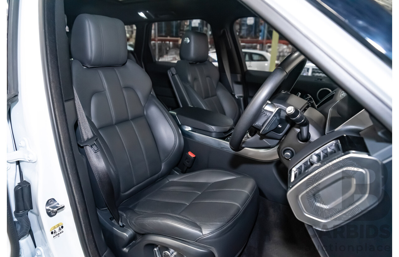 9/2017 Land Rover Range Rover Sport 3.0 SDV6 HSE Dynamic (AWD) LW MY17 4d Wagon Polaris White Twin Turbo Diesel 3.0L