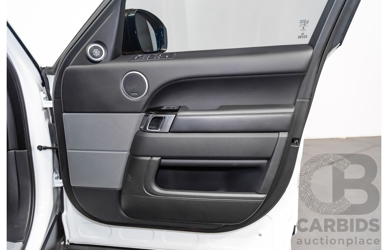 9/2017 Land Rover Range Rover Sport 3.0 SDV6 HSE Dynamic (AWD) LW MY17 4d Wagon Polaris White Twin Turbo Diesel 3.0L