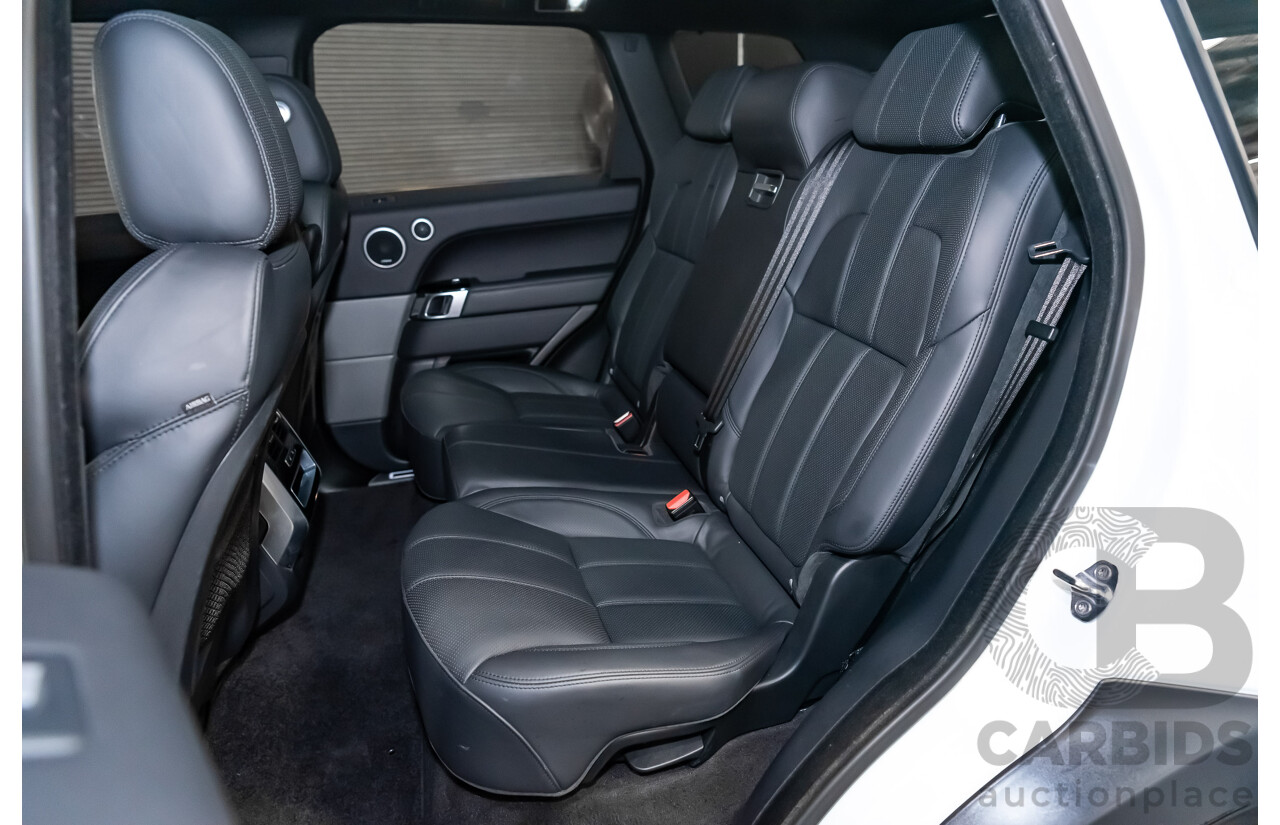 9/2017 Land Rover Range Rover Sport 3.0 SDV6 HSE Dynamic (AWD) LW MY17 4d Wagon Polaris White Twin Turbo Diesel 3.0L