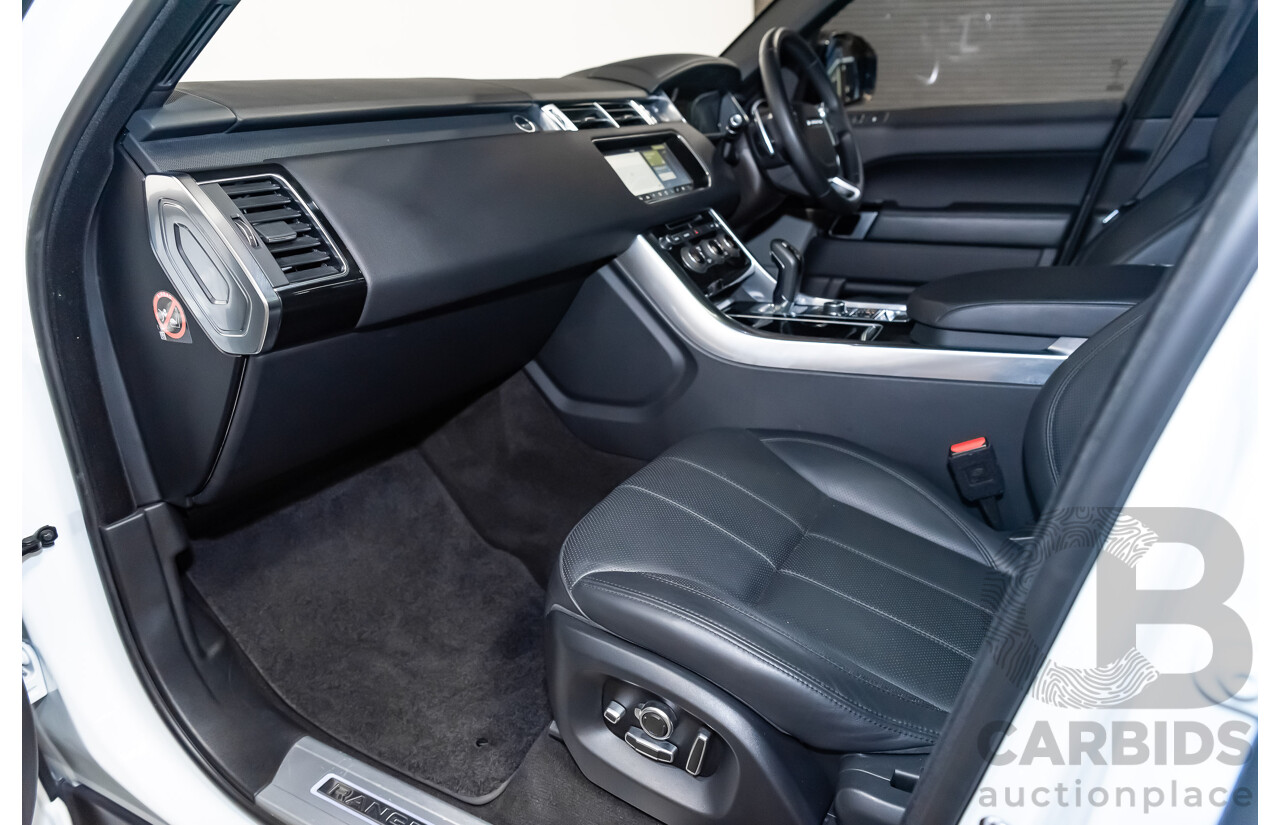 9/2017 Land Rover Range Rover Sport 3.0 SDV6 HSE Dynamic (AWD) LW MY17 4d Wagon Polaris White Twin Turbo Diesel 3.0L