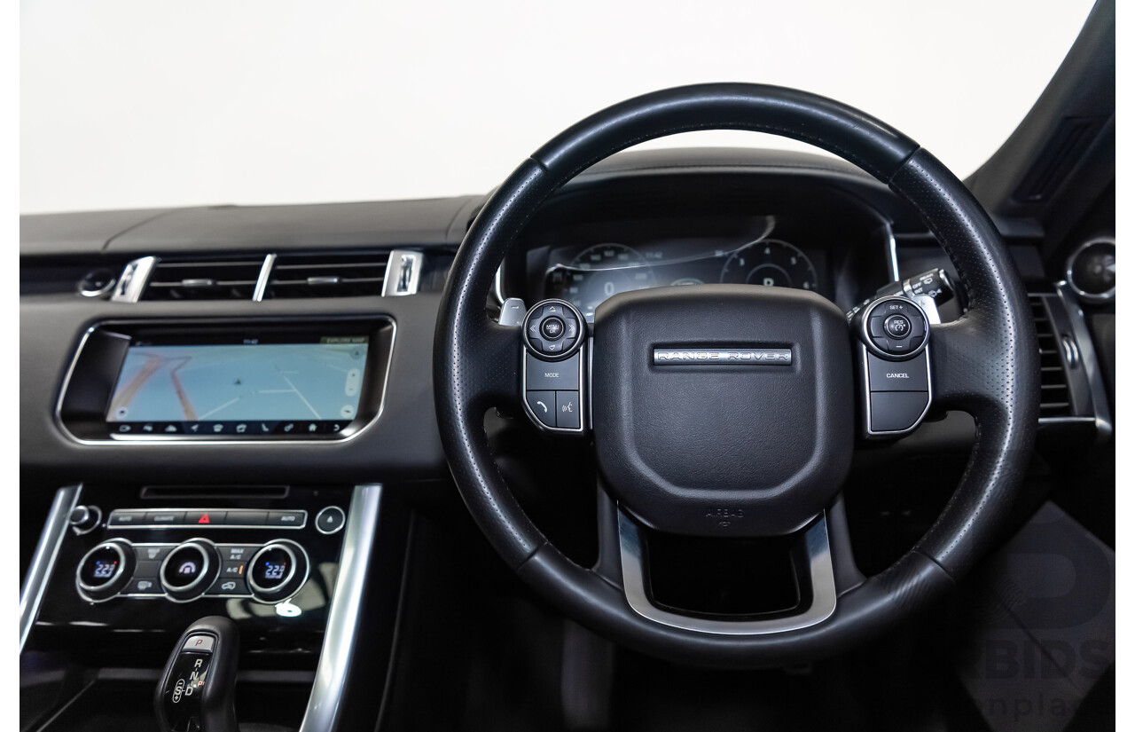 9/2017 Land Rover Range Rover Sport 3.0 SDV6 HSE Dynamic (AWD) LW MY17 4d Wagon Polaris White Twin Turbo Diesel 3.0L