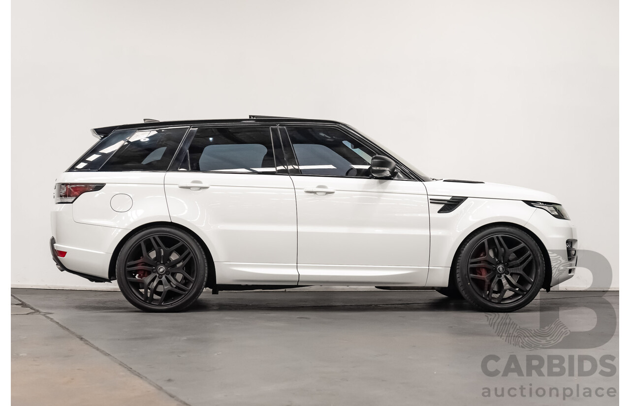 9/2017 Land Rover Range Rover Sport 3.0 SDV6 HSE Dynamic (AWD) LW MY17 4d Wagon Polaris White Twin Turbo Diesel 3.0L