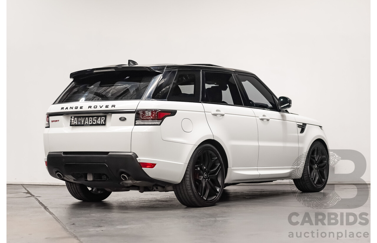 9/2017 Land Rover Range Rover Sport 3.0 SDV6 HSE Dynamic (AWD) LW MY17 4d Wagon Polaris White Twin Turbo Diesel 3.0L
