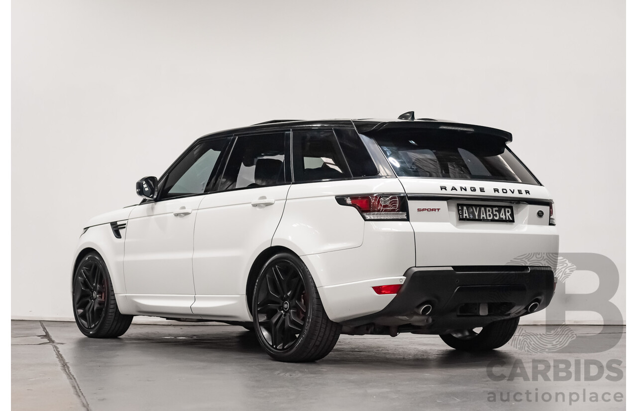 9/2017 Land Rover Range Rover Sport 3.0 SDV6 HSE Dynamic (AWD) LW MY17 4d Wagon Polaris White Twin Turbo Diesel 3.0L