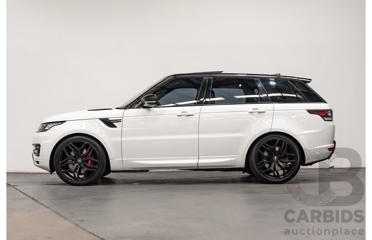 9/2017 Land Rover Range Rover Sport 3.0 SDV6 HSE Dynamic (AWD) LW MY17 4d Wagon Polaris White Twin Turbo Diesel 3.0L