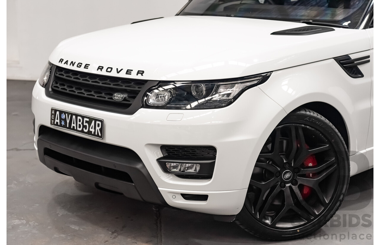 9/2017 Land Rover Range Rover Sport 3.0 SDV6 HSE Dynamic (AWD) LW MY17 4d Wagon Polaris White Twin Turbo Diesel 3.0L